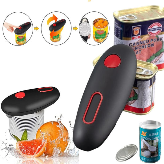 Automatic Electric Can Opener: One-Touch Kitchen Gadget