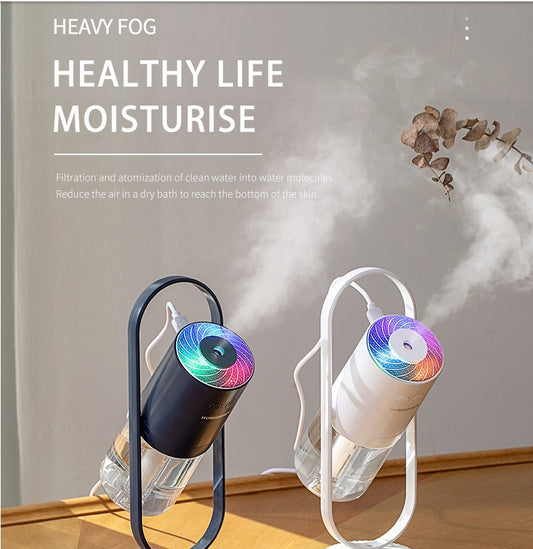 USB Air Humidifier with Night Light: Perfect for Home & Office