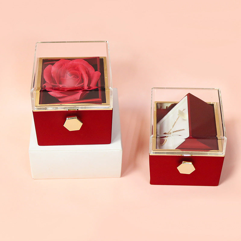 Rotating Rose Gift Box: Perfect Valentine's Day Surprise