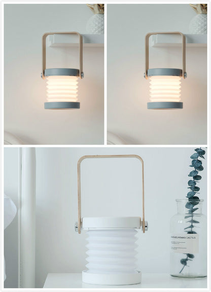 Portable LED Night Light: Foldable and Dimmable Lantern