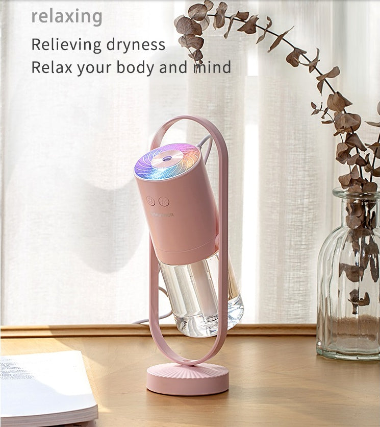 USB Air Humidifier with Night Light: Perfect for Home & Office