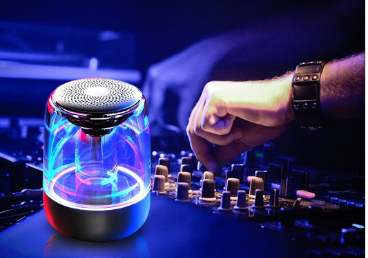 Powerful Bluetooth Speaker with LED Light | Wireless, Portable, Bass-Heavy Sound