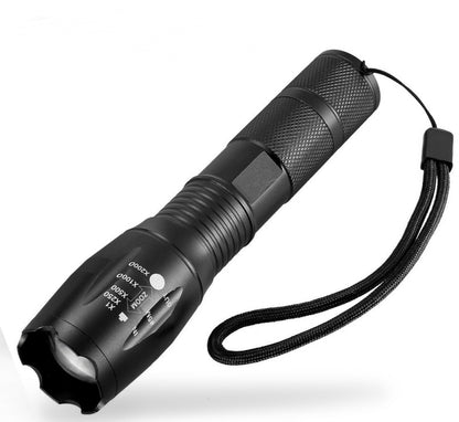 Portable LED Flashlight: Zoomable Torch for Hunting