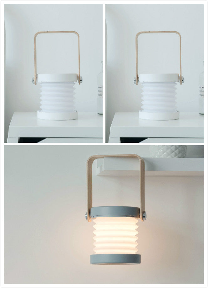 Portable LED Night Light: Foldable and Dimmable Lantern