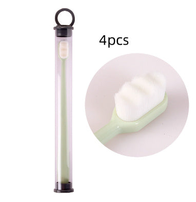 Ultra-Soft Toothbrush: Deep Clean, Portable Oral Care for Travel