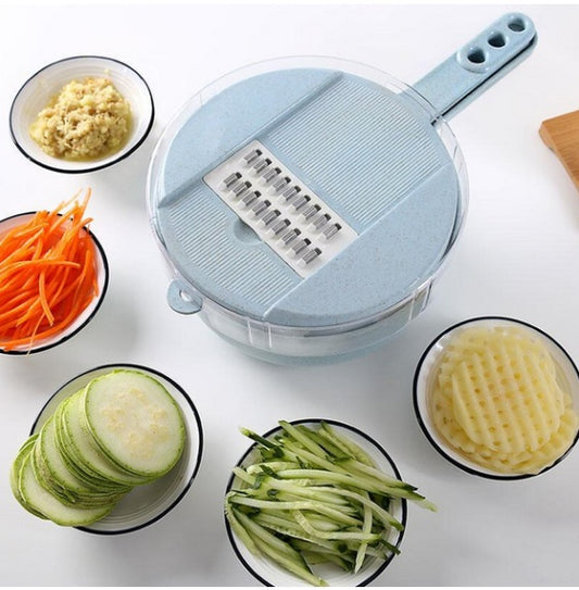 8-in-1 Mandoline Slicer: Versatile Kitchen Tool for Easy Prep
