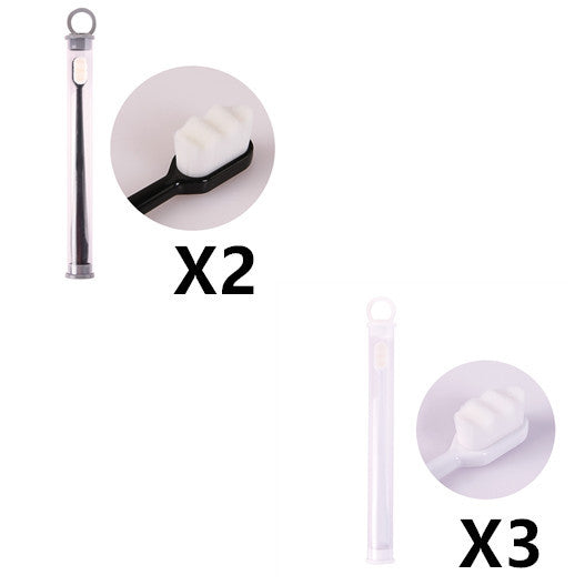 Ultra-Soft Toothbrush: Deep Clean, Portable Oral Care for Travel