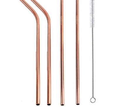 Reusable Stainless Steel Straws: Colorful and Eco-Friendly