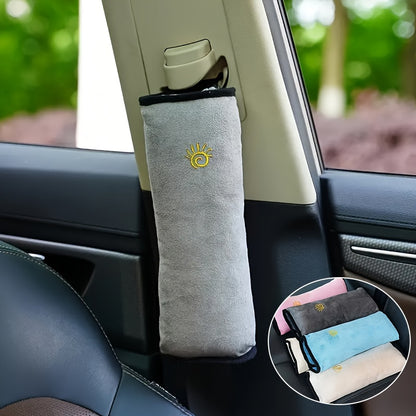 Plush Seat Belt Shoulder Cover: Soft and Thickened Car Accessory with Cute Design