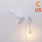 Stunning Resin Bird Wall Lamp: Auspicious Decor for Your Home