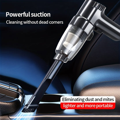 [Super Strong] Mini Car Mounted Vacuum Cleaner - High-Power, Dual-Purpose, Portable - For Sedan, Small Spaces
