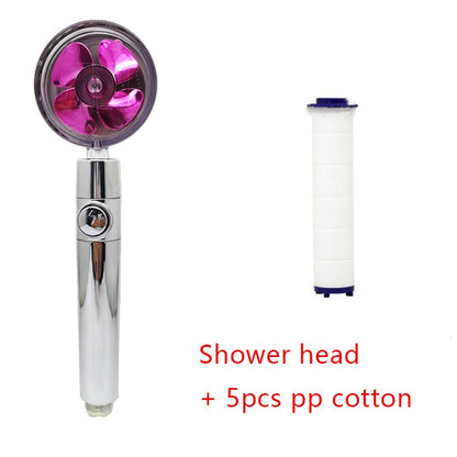 360° Rotating Shower Head: High-Pressure Water Saving