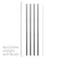 Reusable Stainless Steel Straws: Colorful and Eco-Friendly