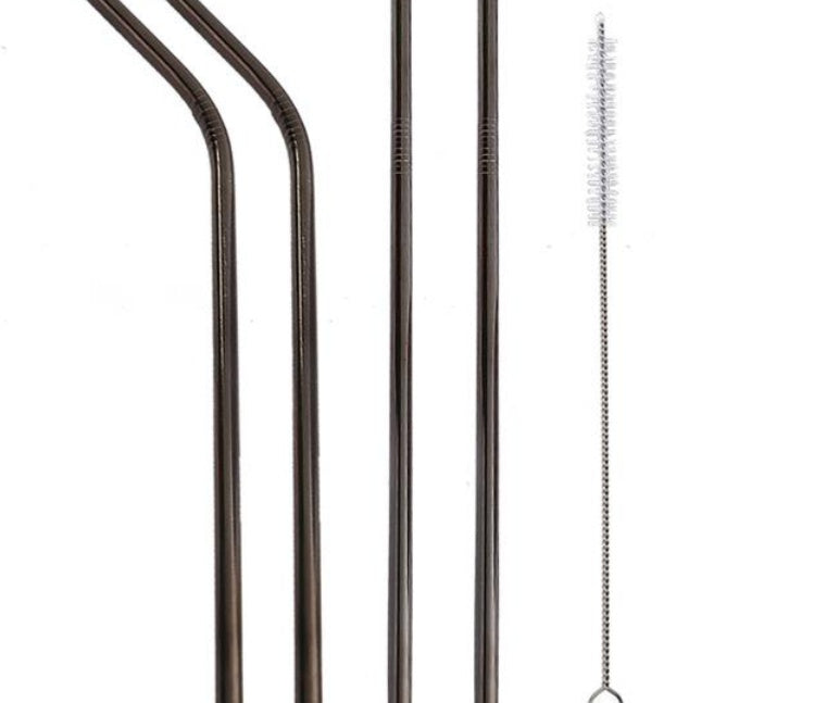 Reusable Stainless Steel Straws: Colorful and Eco-Friendly