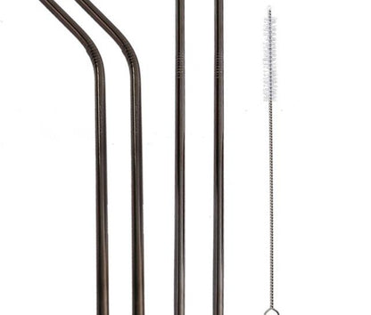 Reusable Stainless Steel Straws: Colorful and Eco-Friendly