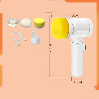 Multifunctional Electric Scrubber: Rechargeable Brush for Kitchen Cleaning