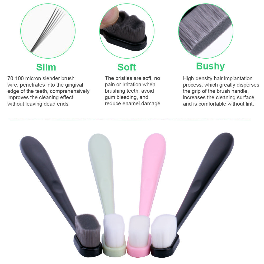 Ultra-Soft Toothbrush: Deep Clean, Portable Oral Care for Travel