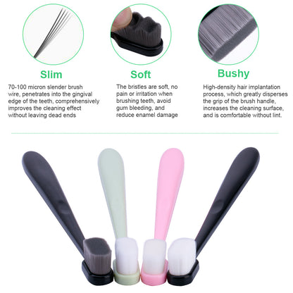 Ultra-Soft Toothbrush: Deep Clean, Portable Oral Care for Travel