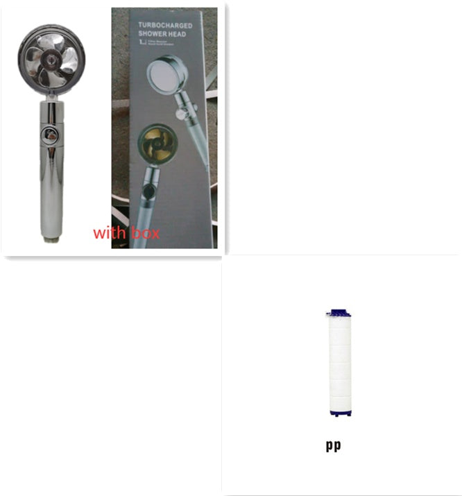 360° Rotating Shower Head: High-Pressure Water Saving