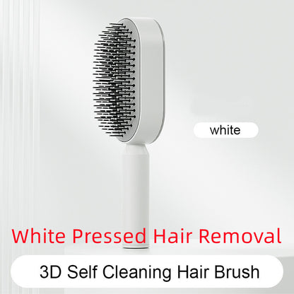 One-Key Cleaning Hair Brush: Massage, Reduce Hair Loss, Anti-Static