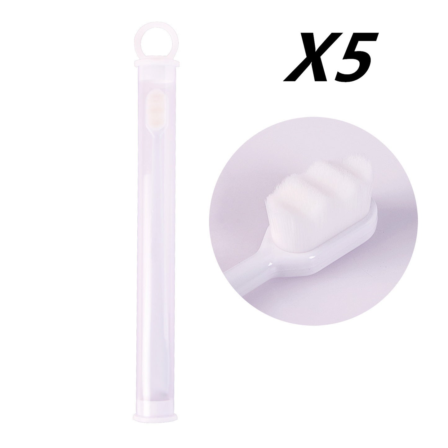 Ultra-Soft Toothbrush: Deep Clean, Portable Oral Care for Travel