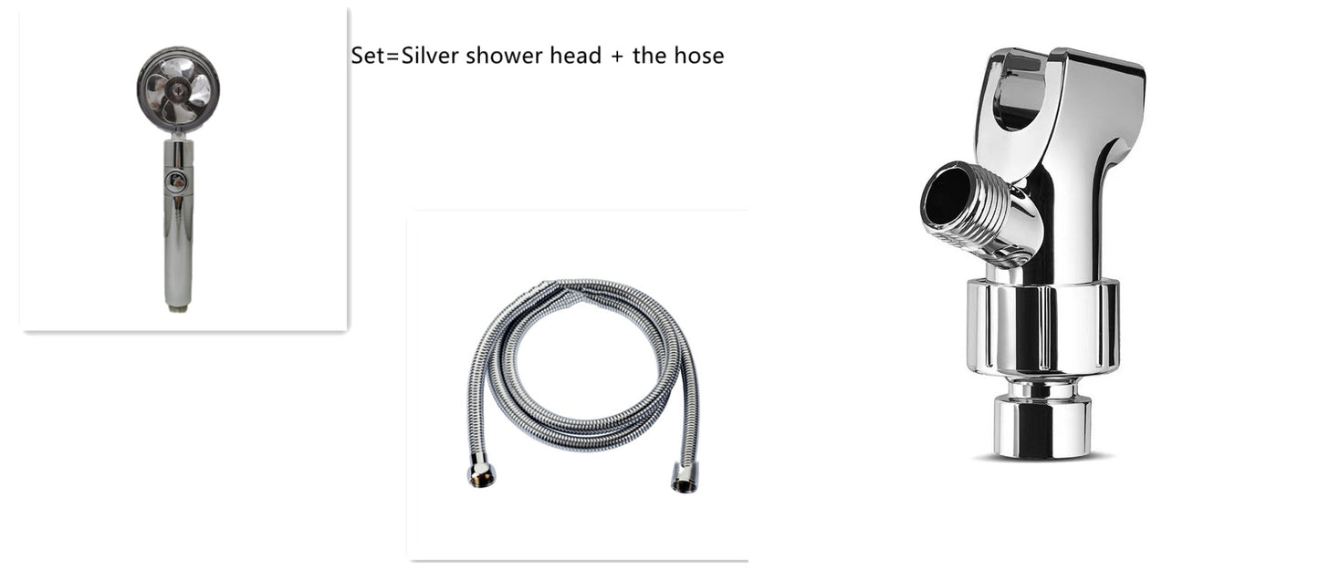 360° Rotating Shower Head: High-Pressure Water Saving