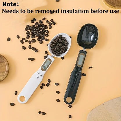 AccuMeasure Digital Kitchen Scale Spoon: LCD Display, 0.1g-500g Precision for Cooking and Baking