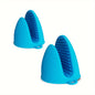 2-Pack Silicone Oven Mitts: Heat Resistant Pot Holders for Cooking & Baking
