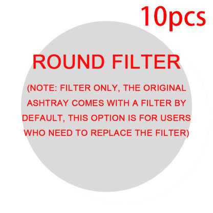 Portable Car Ashtray with Smoke Removal Air Purifier - Anion Filtration for Fresh Air