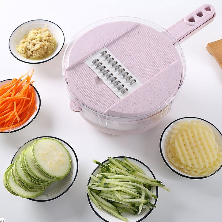 8-in-1 Mandoline Slicer: Versatile Kitchen Tool for Easy Prep