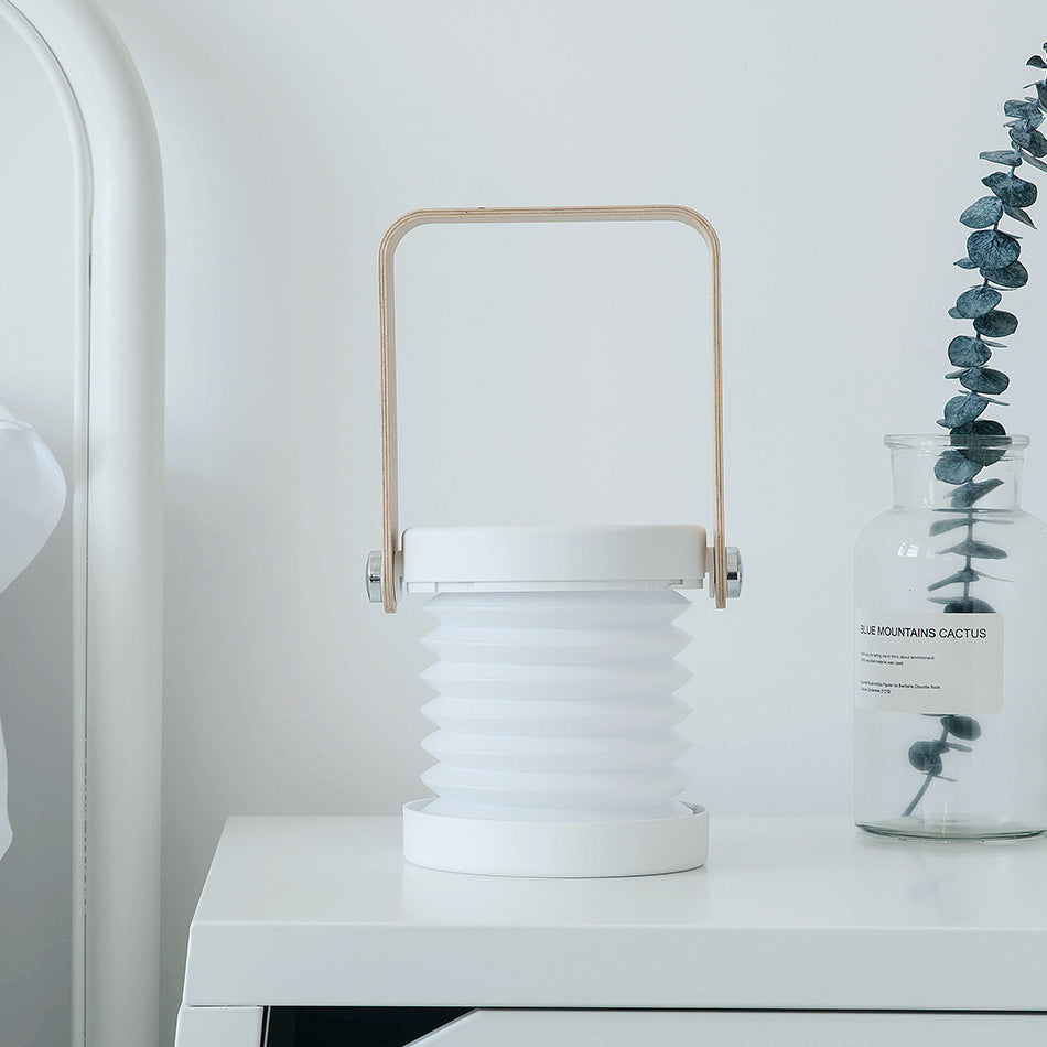 Portable LED Night Light: Foldable and Dimmable Lantern
