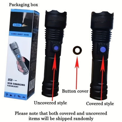 Rechargeable Handheld Flashlight: Powerful LED Light for Outdoor Adventures
