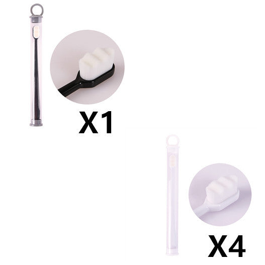 Ultra-Soft Toothbrush: Deep Clean, Portable Oral Care for Travel
