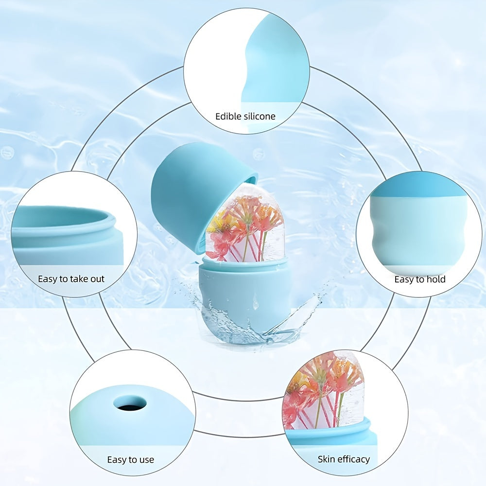 Ice Face Roller: Enhance Your Natural Glow with Ice Mold for Face, Eyes, and Neck