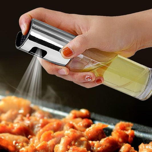 Leakproof BBQ Oil Sprayer: Healthy Cooking & Grilling with Push-Type Vinegar Spray Bottle