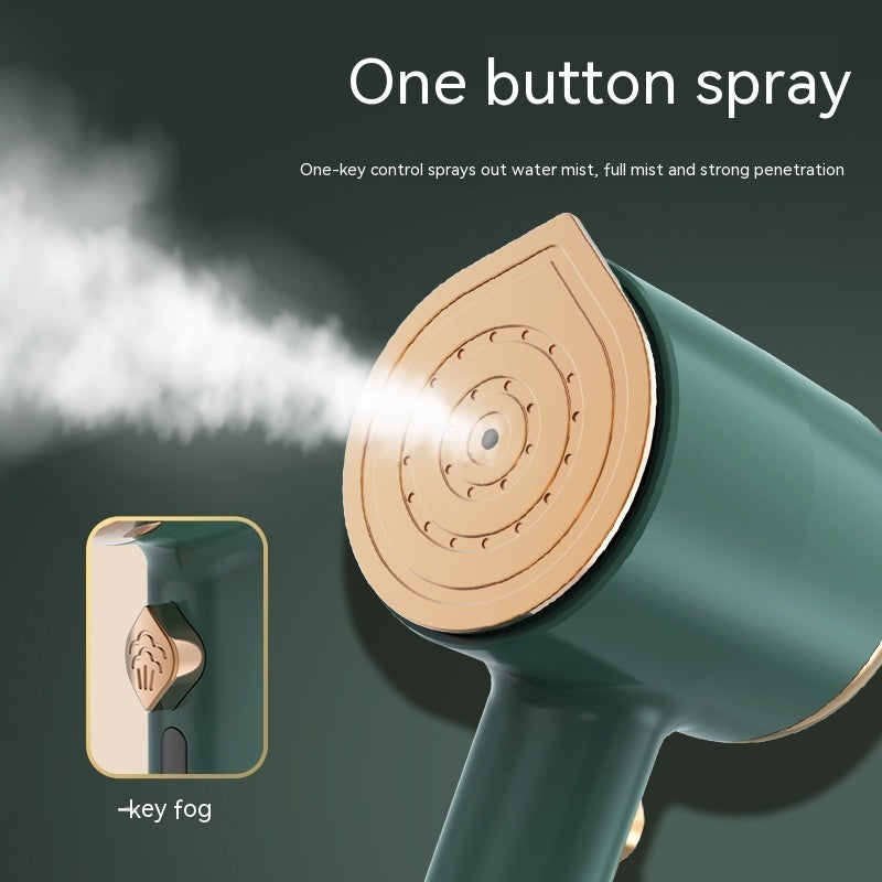 Handheld Garment Steamer: Portable Mini Fabric Steam Iron for Travel & Home - US Plug
