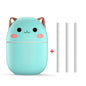 Cute Cat USB Air Humidifier - Ultra-Silent Cool Mist Aromatherapy Purifier for Home, Office & Car