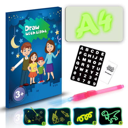 3D Magic Drawing Pad: Educational Toy with 8 Light Effects - Sketchpad & Puzzle Board