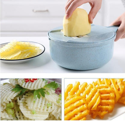 8-in-1 Mandoline Slicer: Versatile Kitchen Tool for Easy Prep