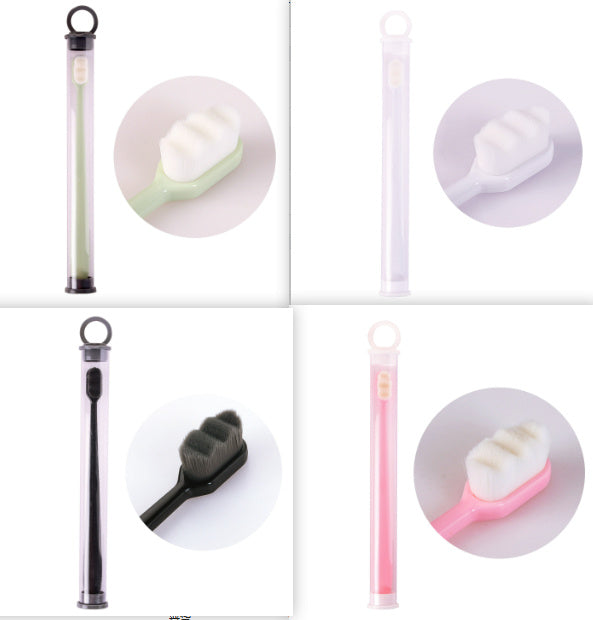 Ultra-Soft Toothbrush: Deep Clean, Portable Oral Care for Travel