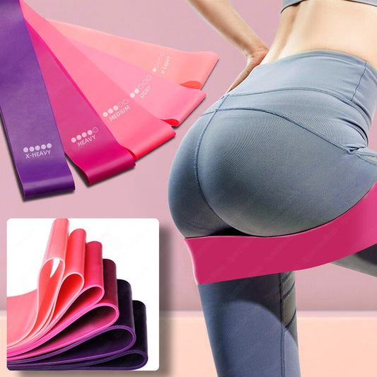 Resistance Bands Set - Booty Builder & Full Body Workout Elastic Bands for Fitness, Gym & Yoga