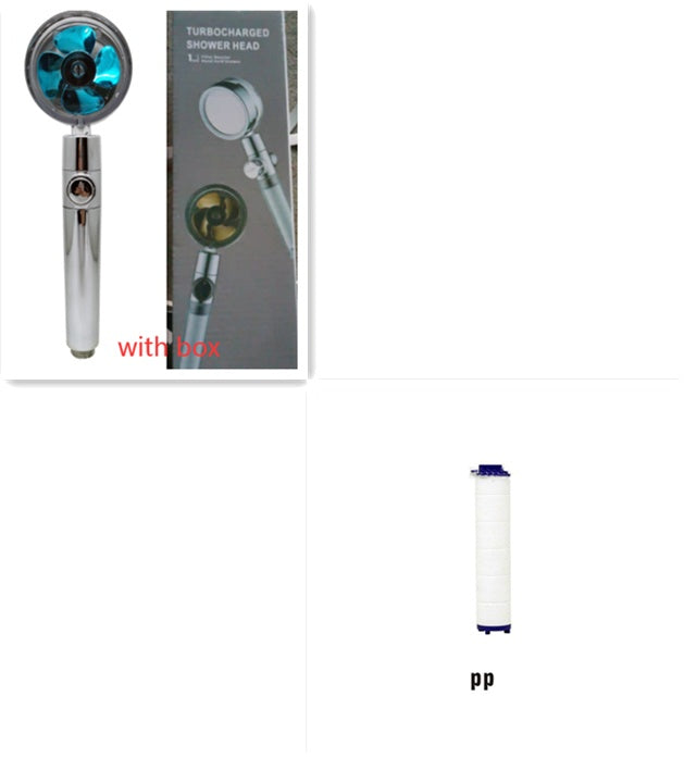 360° Rotating Shower Head: High-Pressure Water Saving