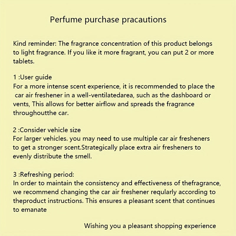 10-Pack Long-Lasting Aromatherapy Air Freshener Refills
