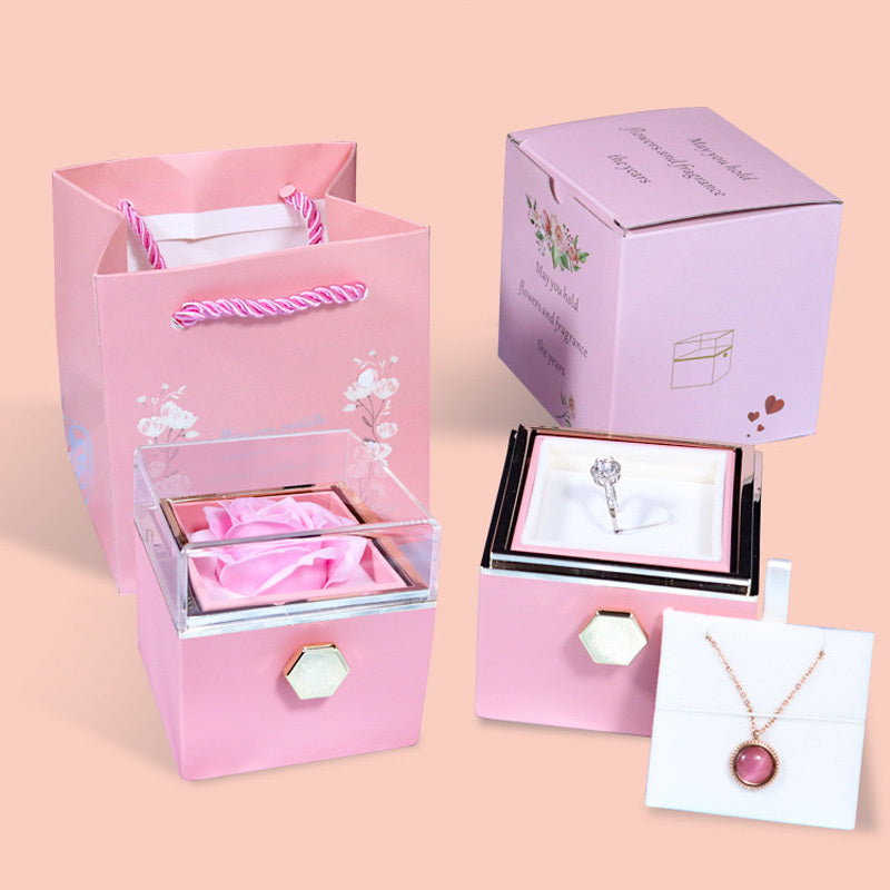 Rotating Rose Gift Box: Perfect Valentine's Day Surprise