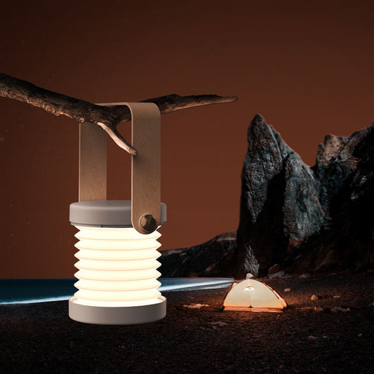 Portable LED Night Light: Foldable and Dimmable Lantern