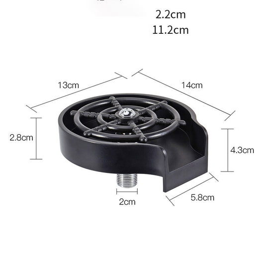 Automatic Bar Cup Washer: High-Pressure Spray for Kitchens