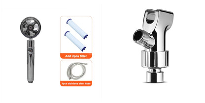 360° Rotating Shower Head: High-Pressure Water Saving