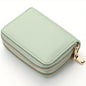 Stylish Womens Double Zipper Wallet - Compact Short Card Holder with Large Capacity, Practical Coin Purse for Everyday Use