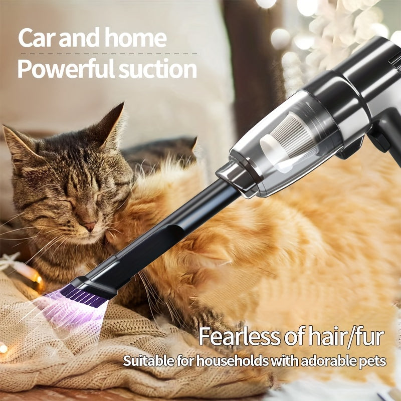 [Super Strong] Mini Car Mounted Vacuum Cleaner - High-Power, Dual-Purpose, Portable - For Sedan, Small Spaces