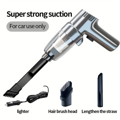 [Super Strong] Mini Car Mounted Vacuum Cleaner - High-Power, Dual-Purpose, Portable - For Sedan, Small Spaces